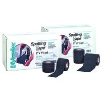 Mueller Spatting Elastic Adhesive Tape - 2in X 7.5yd - Black - Pack of 6