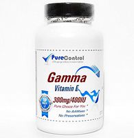 Gamma and Vitamin E // 200 Capsules // Pure // by PureControl Supplements