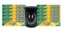 Herb Airtight Container Fresh Kettle with Juicy Jay's Banana 1.25 Flavored Hemp Rolling Papers 10 Count DC Crafts Nation- Happy Face