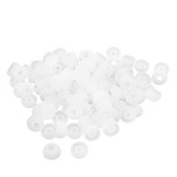 100pcs Headset Earphone Earbud Earplug Ear Cap Tip Covers White