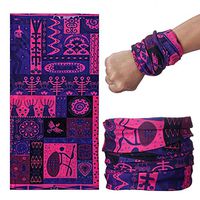 N-A IehauROR Summer Neck Gaiter Scarf,Sunscreen Breathable Bandana for Men&Women (Multi-colored16)