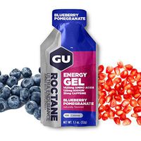 Gu Energy Roctane Ultra Endurance Energy Gel, Blueberry Pomegranate, 8Count
