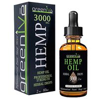 GreenIVe - Hemp Oil - Best Quality Hemp Oil - USA farmed and Bottled - Exclusively on Amazon (2 Ounce 3,000mg, Coffee)