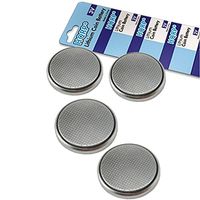 HQRP 4-Pack Coin Lithium Battery for Suunto D4F, D4i, D6i + HQRP Coaster