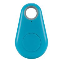 Zopsc Mini Bluetooth Tracker Portable Smart Bag Wallet Key Pet Anti-Lost Finder Locator Alarm, Support for Android/iOS(Blue)