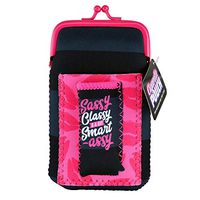 Neoprene Soft Cigarette and Lighter Case with Snap Clasp Closure - Sassy
