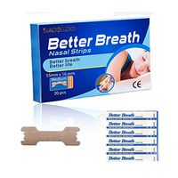 Nasal Strips to Improve Sleep and Relieve Nasal Congestion - Perfect Snore Stopper - 1 Pack Anti Snoring Strips