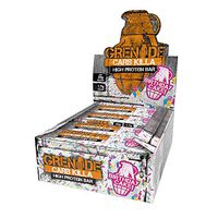 Grenade Carb Killa Protein Bar | 20g High Protein Snack | Low Net Carb Low Sugar Kosher | Nut Free Energy Bars | Birthday Cake, 12 Pack