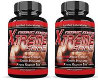Nitric Oxide Xtreme 5000 Increase Strength Stamina Endurance Supplement 60 Capsules Per Bottle (2 Bottles)
