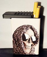 Flat Slide Top Case Skull Grim Reaper
