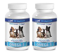 PET SUPPLEMENTS skin care dog food - Omega 3 - Advanced Complex - Health & Wellness - For Dogs - omega 3 fatty acids for dogs - 2 Bottle (360 Softgels)