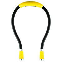 Rechargeable 4 LED Book Light, Adjustable Hands Free Hug Light, Reading Light, Flexible Arm Neck Lamp, USB Cable Included for Reading in Bed or Car, Bookworms,Kids, Night Running, Crafts 