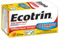 Ecotrin Safety Coated Aspirin 300 Tablets, 2 Pack
