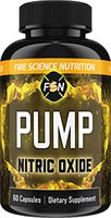 Fire Science Nutrition: Pump Nitric Oxide Supplement - High Quality Muscle Building Nitric Oxide Boost w/L-Arginine - Made in The USA