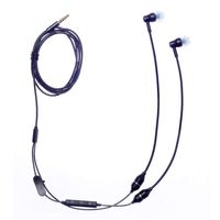 Sanxir Anti-Radiation air Tube Headphones, Radiation Free Headset, EMF Protection durable Earphone, Anti-Slip Earbuds,with Adjust Volume and HD micphone (Black)