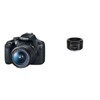 EOS Rebel T7 18-55mm f/3.5-5.6 is II Kit with EF 50mm f/1.8 STM Lens
