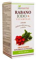 Rabano Yodado Supplement Rabano Iodo & Vitaminas Jarabe 8oz Syrup