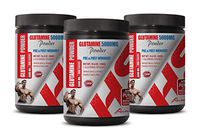 Muscle Recovery Supplements - PRE & Post Workout - GLUTAMINE Powder 5000MG - glutamine Free Form - 3 Cans 900 Grams