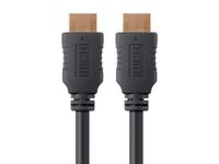 Monoprice HDMI High Speed Cable - 3 Feet - Black, 4K@60Hz, HDR, 18Gbps, YUV 4:4:4, 28AWG - Select Series
