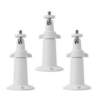 Ikevan 3 Pcs Security Wall Mount for Arlo or Pro Camera Adjustable Indoor Outdoor Camera, Mounting Brackets (White)