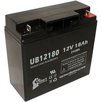 Replacement for First Power FP12150 Battery - Replacement UB12180 Universal Sealed Lead Acid Battery (12V, 18Ah, 18000mAh, T4 Terminal, AGM, SLA)
