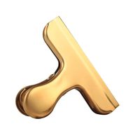 Zerama Electroplated Brass Clips Bulldog Duckbill Clips Office Clamps Ticket Storage Metal Sealed Port Folder