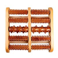 XSWZAQ Dual Foot Massager Roller (Large). Relieve Plantar Fasciitis, Stress, Heel, Arch Pain - The Original - Shiatsu Acupressure Relaxation. Full Instructions/Reflexology Chart