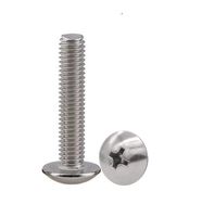 M4x18mm Knobs Screws Drawer Pull Handle Screws 304 Stainless Steel Phillips Machine Screws 50pcs (M4 x 18mm)