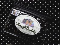 'NUGGLEBUDDY New! Microwavable Moist Heat & Aromatherapy Organic Rice Pack-Cold Pack. Trendy Black & White Pin Dot Fabric infused with LAVENDER & LEMONGRASS Aromatherapy! The Perfect Gift!