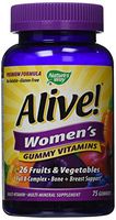 Nature's Way Alive Women's Energy Gummy Multi-Vitamins, 75 Count