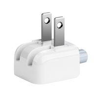 Droya AC Power Adapter Wall Folding Plug Duck Head,US Standard Plug Duck Head Compatible with MacBook Pro/MacBook Air/Mac iBook/iPhone/iPod AC Power Adapter (1 - Pack)