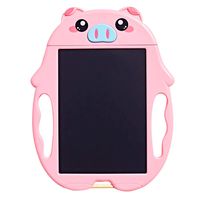 LCD Writing Tablet,9 Inch Colorful Screen Digital Writer Electronic Graphics Tablet Portable Writing Board (Pig-Pink)