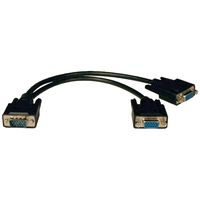 TRIPP LITE Product-TRIPP LITE P516-001-HR Monitor Y-Splitter, 1 ft (For SXGA/UXGA High-Resolution Monitors)