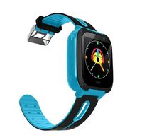 HelloPet S4 Kid Smart Watch (LBS Tracking ONLY) SIM Card Child SOS Call Locator Camera Screen SmartWatch (Blue)