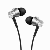 1MORE E1009-SV Piston Fit in-Ear Earphones Fashion Durable Headphones with 4 Color Options, Noise Isolation, Pure Sound, Phone Control with Mic for Smartphones/PC/Tablet, Silver