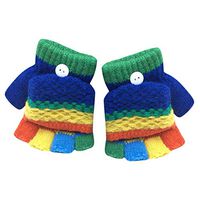 Lyperkin Baby Gloves, Premium Winter WarmToddler Baby Cute Thicken Gloves Patchwork Mitten Hot Gloves for Child Boys and Girls