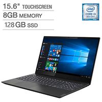 Lenovo ideapad S340 15.6" Laptop, Intel Core i3-8145U Dual-Core Processor, 8GB Memory, 128GB Solid State Drive, Windows 10 - Onyx Black - 81N800H3US