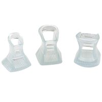 High Heel Protectors Stiletto Plastic Replacement Tip Caps Anti-Slip Durable 3 Sizes Gifts for Outdoor Wedding or Event Protecting Heels from Grass Gravel Bricks and Cracks