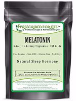 Melatonin - N-Acetyl-5-Methoxy Tryptamine Powder - Natural Sleep Hormone, 12 oz (340 g)