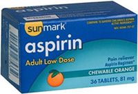 sunmark - Pain Relief - 81 mg Strength - Tablet - 36 per Box-MCK