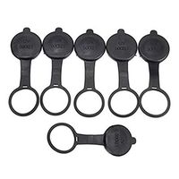 Wanty 6 Pack Universal 12V Motorcycle Waterproof Car Cigarette Lighter Female Seat Dust Cover GPS Socket Car Seat Waterproof Cover Outlet Lid