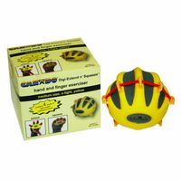 CanDo 10-2290 Digi-Extend n' Squeeze Hand Exerciser, Large, Yellow-X-Light