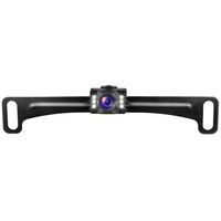 Car Rear View Reverse Camera License Plate Backup Camera with Wide View Angle 6 LED Night Vision Waterproof Front & Back up Camera, Guide Line On/Off