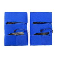 Massaging Heated Knee Brace Wrap Support Comfortable Knee Heating Pad 4 Temperature Control Heating Knee Support Brace Hot Therapy for Knee Injury Muscles Pain Relief Relax Fits Knee Calf