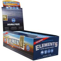 ELEMENTS Rolling Papers Double Pack 100 Leaves UNFLAVORED Flavor Pack of 24