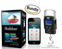 iBobber Wireless Bluetooth Smart Fish Finder for iOS and Android devices & Dr. Meter PS01 110lb/50kg Electronic Balance Digital Fishing Postal Hanging Hook Scale (Bundle)