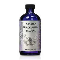 Black Cumin Oil Certified Organic Black Seed Oil, 4 oz.
