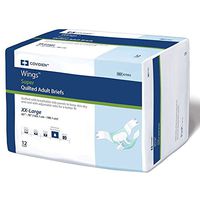 Wings Super Quilted Breathable Briefs, 2X-Large, Case/48 (4/12s)