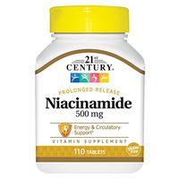 21st Century Niacinamide 500 mg Prolonged Release Tablets, 110-Count (Pack of 2)