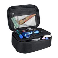 headytidy Smell Proof Bags with Combination Lock - Carbon Lining Large Smell Proof Case for Smelly Products, Waterproof Smell Proof Container, Lock-in Smell Proof Pouch for Travel, Black Tube, Steam